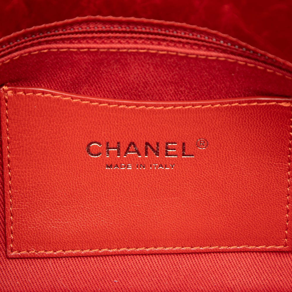 Pre-Loved Chanel Large Glazed Calfskin Mademoiselle Bowling Bag - Picture 5 of 8